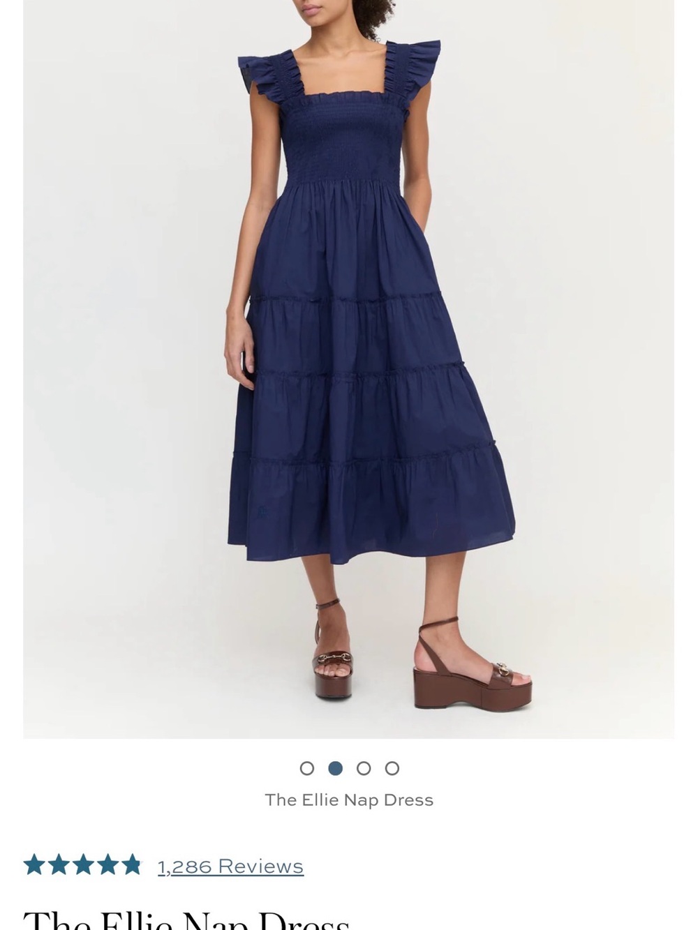 Hill House Ellie Nap Dress - Navy